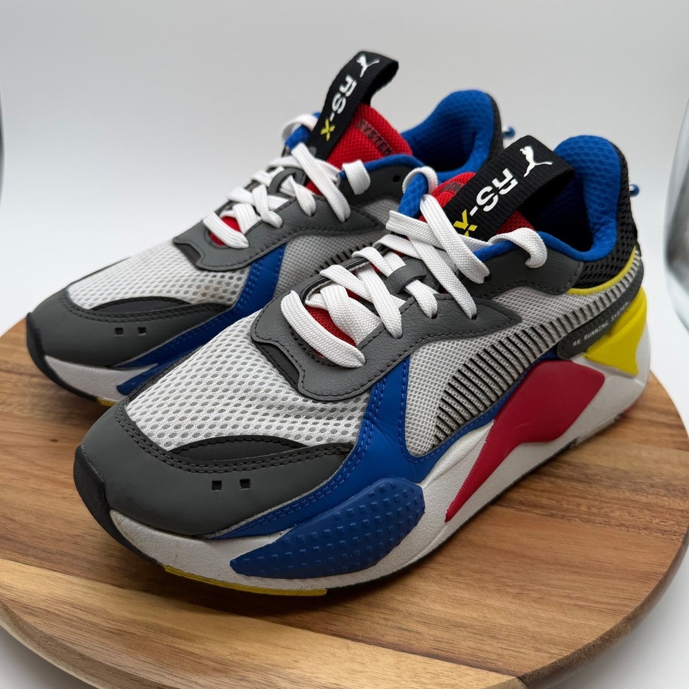 Puma RS-X Toys Kid's US 6.5C UK 5.5 Sneakers 6.5‎ White Blue Red Yellow 0878